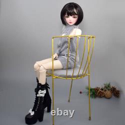 Poupée BJD de 1/3 Jouet Jolie Fille aux Yeux Verts + Pull + Chaussures + Perruques Ensemble Complet