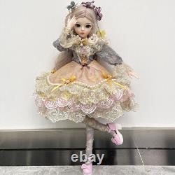 Poupée BJD de 60 cm pour fille avec maquillage de visage gratuit Perruques Vêtements Chaussures Ensemble complet Jouet