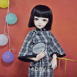 Poupée BJD élégante en jouet - Fille avec cheongsam, chaussures assorties et maquillage complet
