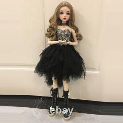 Poupée BJD en 1/3 - Corps de Poupée, Robe, Perruque, Maquillage Amélioré, Ensemble Complet Fait Main de 22 pouces