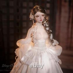 Poupée BJD en résine 1/3 Fille Jointe Princesse Cadeau Maquillage Visage Perruque Ensemble Complet Vêtements Jouet