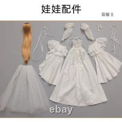 Poupée BJD en résine 1/3 Fille Jointe Princesse Cadeau Maquillage Visage Perruque Ensemble Complet Vêtements Jouet