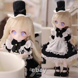 Poupée Fille BJD 1/8 Yeux Maquillage Visage Figurines Résine Jouets Ensemble Complet Vêtements