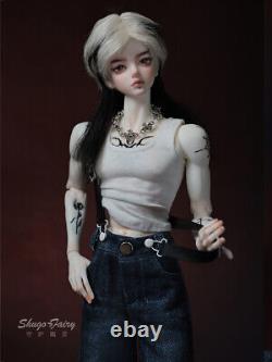 Poupée Garçon Musclé en Résine à Articulations BJD MSD 1/4 Ensemble Complet de Jouet Cadeau