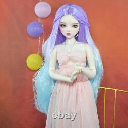 Poupée princesse BJD 1/3 avec robe, chaussures, maquillage peint à la main - Ensemble complet de jouets
