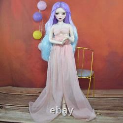 Poupée princesse BJD 1/3 avec robe, chaussures, maquillage peint à la main - Ensemble complet de jouets