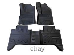Pour Toyota Hilux Double Cab Automatique 2022 Sur Tapis de Sol en Caoutchouc 3d Ensemble Complet