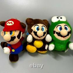 Rare 1993 Super Mario Collection Ensemble Complet De 8 Nintendo Peluche Jouet Vintage