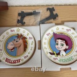 Rare ! Ensemble complet ! Collection de assiettes à image SEGA Toy Story Pixar Roundup du JP