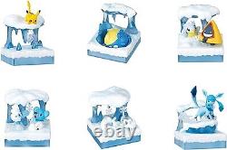 Re-Ment Pokémon World 3 Collection Jouet Ensemble Complet de 6 Types de Figurines Miniatures Nouvelles.
