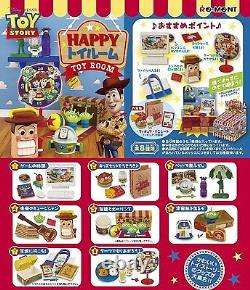 Re-ment Miniature Disney Toy Story Happy Toy Room Full Set Of 8 Pcs Japon