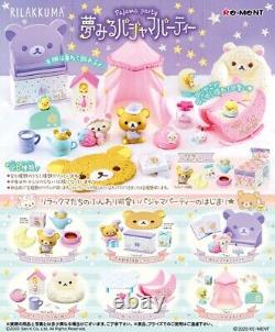 Re-ment San-x Rilakkuma Dreamy Pajama Party 6 Pack Box Mini Toy Figurine Ensemble Complet