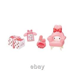 Re-ment Sanrio My Melody Strawberry Room Complet Ensemble Complet 8 Pièces Miniature Toy