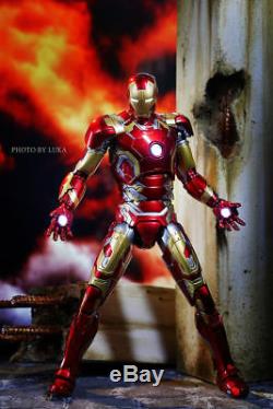 Roi Arts Dfs009 1 / 9e Iron Man Mk43 Diecast Figure Ensemble Complet Toy
