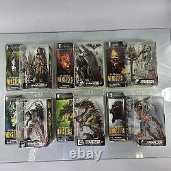 Série 1 des MONSTRES McFarlane ENSEMBLE COMPLET DE 6 Figurines Horreur 2002 NEUF