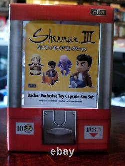 Shenmue 3 Kickstarter Backer Exclusive Toy Capsule Figures (gashapon) Ensemble Complet