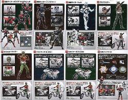 Shodo-x Kamen Rider 15 Bandai 8 Types Ensemble Complet Collection Jouet Figure Japon Nouveau