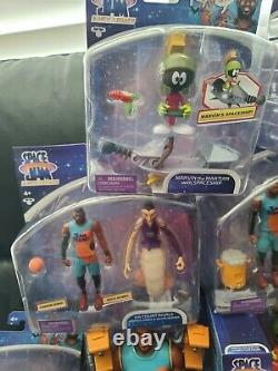 Space Jam New Legacy Lot Action Figurines Full Set 14 Jouets Lebron Marvin Blaster