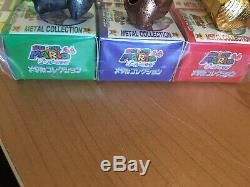 Super Mario 64 Metal Collection Figure Roi Bobomb Nintendo Toy Rare N64 Fullset
