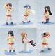 Titre Traduit En Français : Ensemble Complet De 6 Mini Figurines Tokuno Ver. De Nichijou En Quatre Langues, Authentiques De Toy'sworks.