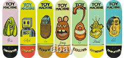 Toy Machine Pen And Ink Colt Bowden Artist Series Full Set 7 Skateboard Decks