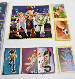 Toy Story 4 Disney/pixar Panini Album à couverture rigide + ensemble complet de autocollants + cartes