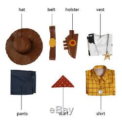 Toy Story Costume Woody Cosplay Cowboy Mascot Adulte Hommes Tenues Costume D'halloween