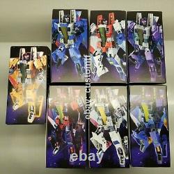 Trns Tetra Squadron Full Set Of 7 Jets Cybertron Mode Par Impossible Toys A2