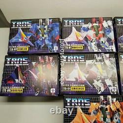 Trns Tetra Squadron Full Set Of 7 Jets Cybertron Mode Par Impossible Toys A2