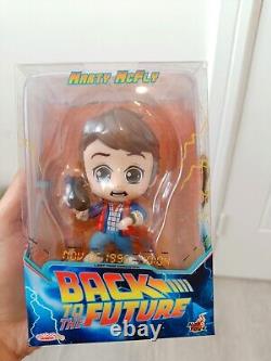 X6 Retour vers le Futur Hot Toys ENSEMBLE COMPLET Cosbaby Marty, Doc, Biff, Griff Tannen