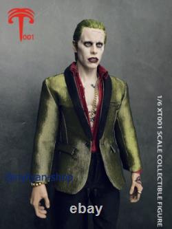 XT001 1/6 Costume Vert Joker Jared Leto Ensemble Complet Figurine Action 12'' Modèle Jouet