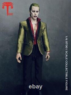 XT001 1/6 Joker Jared Leto Costume Vert Ensemble Complet 12'' Figurine d'Action Poupée Modèle Jouet