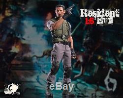 Zc Jouets 1/6 Chris Redfield Ensemble Complet Resident Evil Collection Figure Modèle Toy