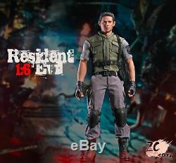 Zc Jouets 1/6 Chris Redfield Ensemble Complet Resident Evil Collection Figurine Toy