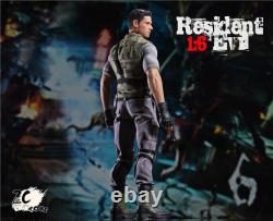 Zc Toys 1/6 Collectable Resident Evil Chris Redfield Action Figure Ensemble Complet