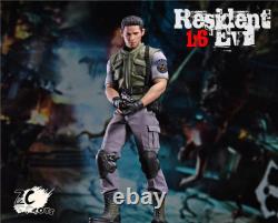 Zc Toys 1/6 Collectable Resident Evil Chris Redfield Action Figure Ensemble Complet